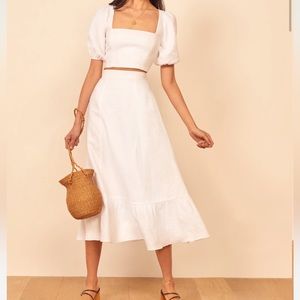 Reformation Yucca Linen 2 piece